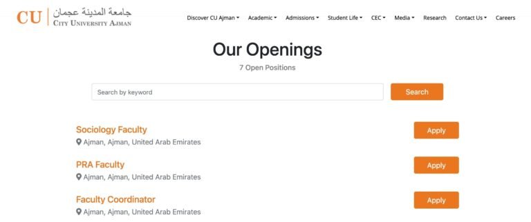 City University Ajman 