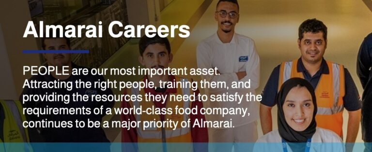 Almarai career pages screen shot