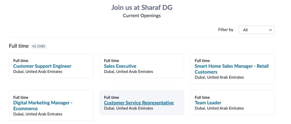 Sharaf Group Walk in Interview